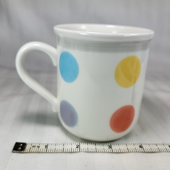 Villeroy & Boch Multi-color Dots MUG Porcelain 10 oz Cup Switch Bonjour -c - Picture 3 of 11